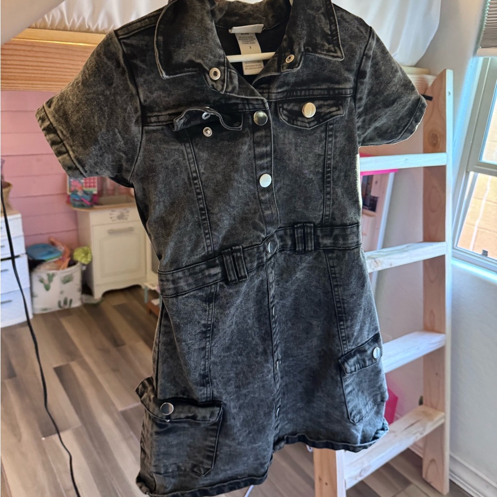 Black Denim Dress